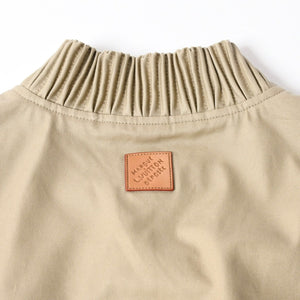 新品未使用 LOUIS VUITTON ルイヴィトン 24AW エンブロイダード ボンバージャケット RM242MQ RM6 HRB40E サイズ46 ベージュ 中古 4a007239