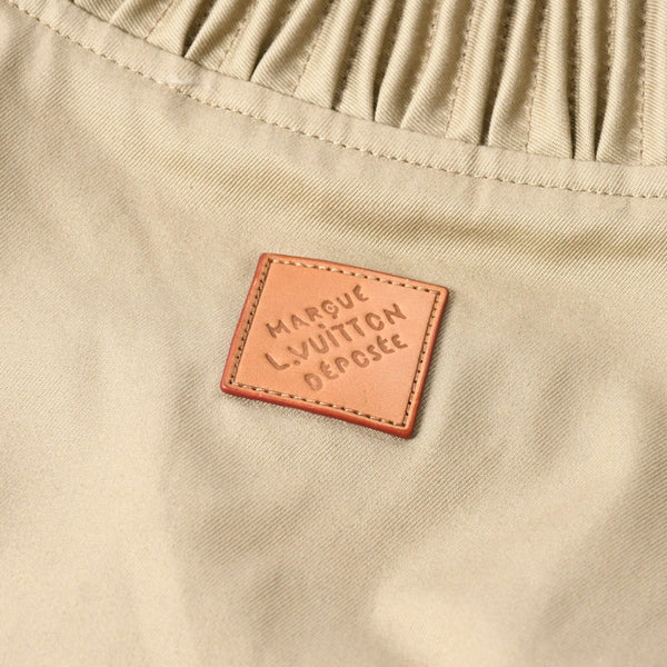 新品未使用 LOUIS VUITTON ルイヴィトン 24AW エンブロイダード ボンバージャケット RM242MQ RM6 HRB40E サイズ46 ベージュ 中古 4a007239