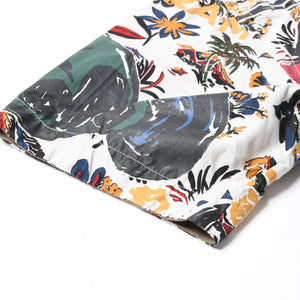 極美品 sacai サカイ 25SS CAR RACE TROPICAL PRINT SHIRT カーレース トロピカル プリント 半袖シャツ 25-03651M サイズ2 総柄 中古 4a007446