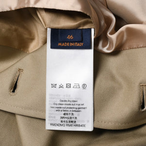 新品未使用 LOUIS VUITTON ルイヴィトン 24AW エンブロイダード ボンバージャケット RM242MQ RM6 HRB40E サイズ46 ベージュ 中古 4a007239