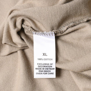 ESSENTIALS エッセンシャル FEAR OF GOD フィアオブゴッド ロゴ 半袖Tシャツ コットン アイボリー サイズXL 美品 中古 4a007430