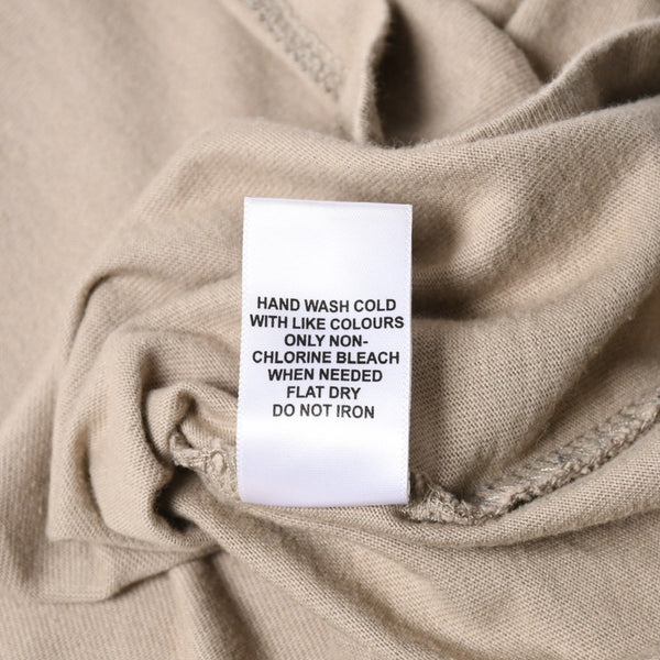 ESSENTIALS エッセンシャル FEAR OF GOD フィアオブゴッド ロゴ 半袖Tシャツ コットン アイボリー サイズXL 美品 中古 4a007430