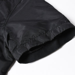 SACAI サカイ 24SS ナイロン切替 ドッキングTシャツ 24-03457M ブラック シルバー金具 サイズ3 美品 中古 4a007484