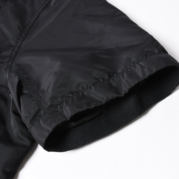 SACAI サカイ 24SS ナイロン切替 ドッキングTシャツ 24-03457M ブラック シルバー金具 サイズ3 美品 中古 4a007484