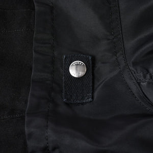 SACAI サカイ 24SS ナイロン切替 ドッキングTシャツ 24-03457M ブラック シルバー金具 サイズ3 美品 中古 4a007484