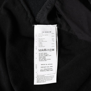 SACAI サカイ 24SS ナイロン切替 ドッキングTシャツ 24-03457M ブラック シルバー金具 サイズ3 美品 中古 4a007484