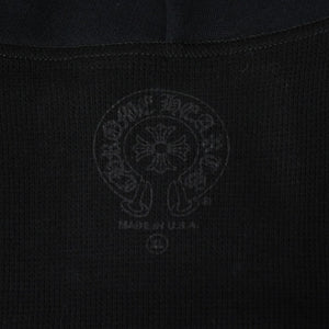 新品未使用 CHROME HEARTS クロムハーツ ジップアップフーディー サイズXL ダブルフェイス バーティカルロゴ ブラック 新型 中古 4a007589