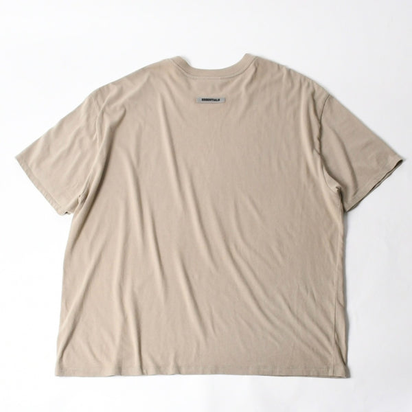 ESSENTIALS エッセンシャル FEAR OF GOD フィアオブゴッド ロゴ 半袖Tシャツ コットン アイボリー サイズXL 美品 中古 4a007430