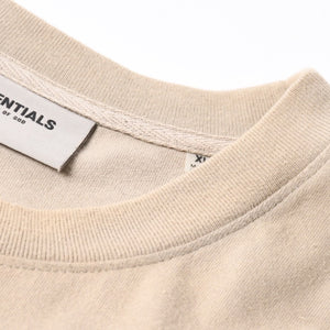 ESSENTIALS エッセンシャル FEAR OF GOD フィアオブゴッド ロゴ 半袖Tシャツ コットン アイボリー サイズXL 美品 中古 4a007430