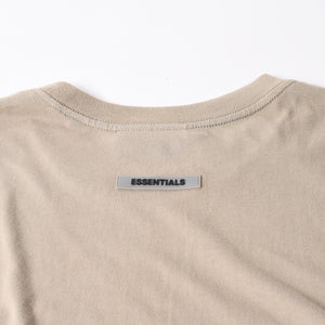 ESSENTIALS エッセンシャル FEAR OF GOD フィアオブゴッド ロゴ 半袖Tシャツ コットン アイボリー サイズXL 美品 中古 4a007430