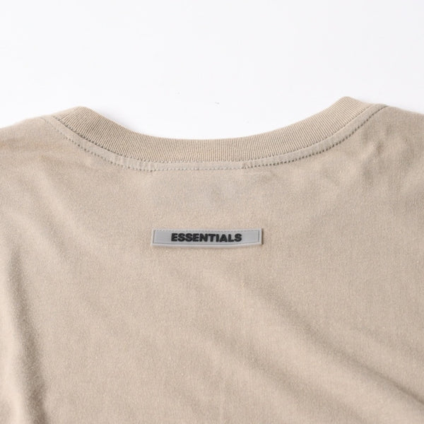 ESSENTIALS エッセンシャル FEAR OF GOD フィアオブゴッド ロゴ 半袖Tシャツ コットン アイボリー サイズXL 美品 中古 4a007430