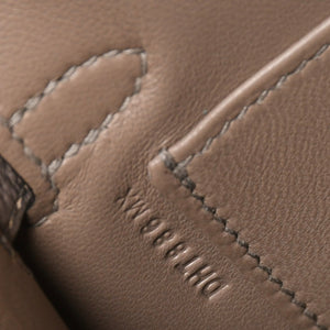 新品同様 HERMES エルメス MINI KELLY Ⅱ ミニケリー2 ハンドバッグ D刻印 ヴォーエプソン グリアスファルト GD金具 外縫い 2019年製 中古 4a007491