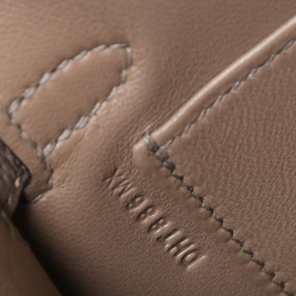 新品同様 HERMES エルメス MINI KELLY Ⅱ ミニケリー2 ハンドバッグ D刻印 ヴォーエプソン グリアスファルト GD金具 外縫い 2019年製 中古 4a007491