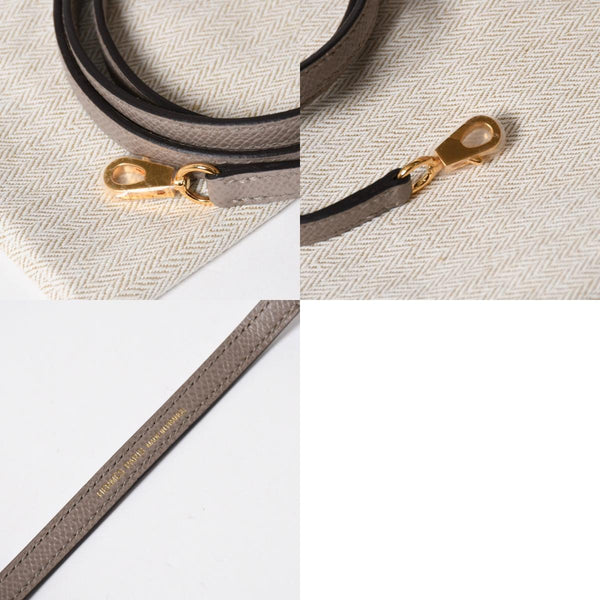新品同様 HERMES エルメス MINI KELLY Ⅱ ミニケリー2 ハンドバッグ D刻印 ヴォーエプソン グリアスファルト GD金具 外縫い 2019年製 中古 4a007491