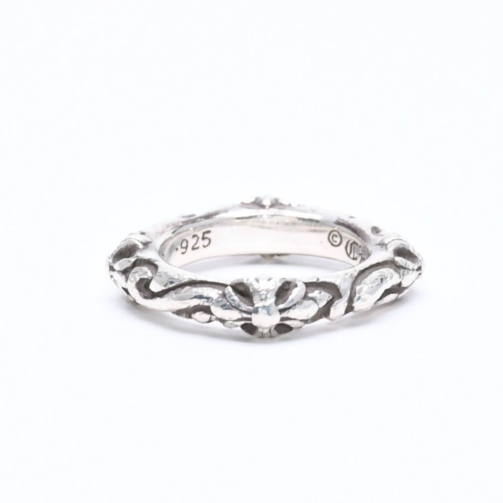 CHROME HEARTS クロムハーツ SBT BAND RING SBT バンドリング 指輪 重量約8.62g サイズ9号 シルバー925 美品 中古 4a007531
