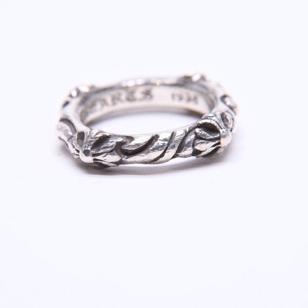 CHROME HEARTS クロムハーツ SBT BAND RING SBT バンドリング 指輪 重量約8.62g サイズ9号 シルバー925 美品 中古 4a007531