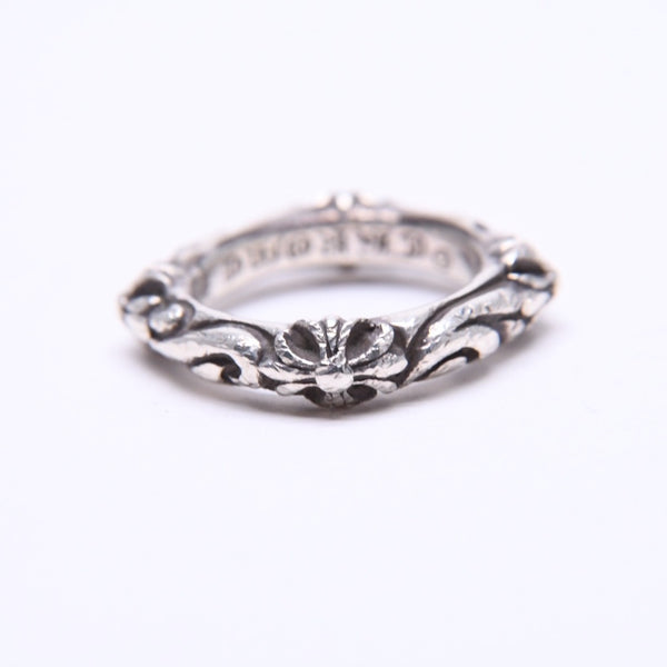 CHROME HEARTS クロムハーツ SBT BAND RING SBT バンドリング 指輪 重量約8.62g サイズ9号 シルバー925 美品 中古 4a007531