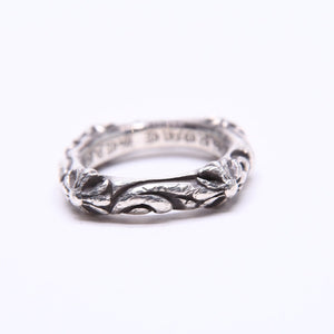 CHROME HEARTS クロムハーツ SBT BAND RING SBT バンドリング 指輪 重量約8.62g サイズ9号 シルバー925 美品 中古 4a007531