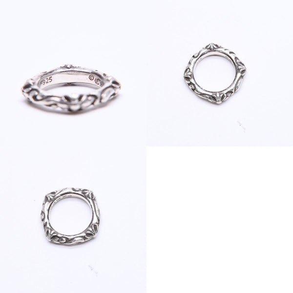 CHROME HEARTS クロムハーツ SBT BAND RING SBT バンドリング 指輪 重量約8.62g サイズ9号 シルバー925 美品 中古 4a007531