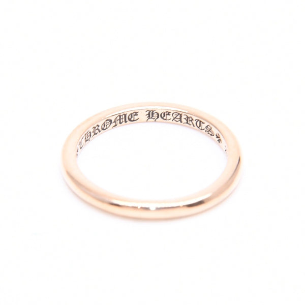 極美品 CHROME HEARTS クロムハーツ 22K BBBLGM WEDDING 22K バブルガム ウェディングリング 重量約1.96g サイズ5号 中古 4a007333