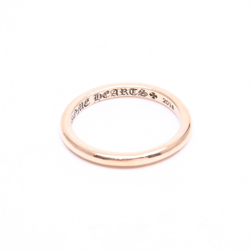 極美品 CHROME HEARTS クロムハーツ 22K BBBLGM WEDDING 22K バブルガム ウェディングリング 重量約1.96g サイズ5号 中古 4a007333