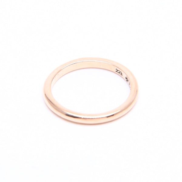 極美品 CHROME HEARTS クロムハーツ 22K BBBLGM WEDDING 22K バブルガム ウェディングリング 重量約1.96g サイズ5号 中古 4a007333