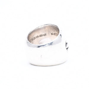 CHROME HEARTS クロムハーツ CLASSIC OVAL CROSS クラシック オーバルクロスリング 重量43.76g サイズ21号 シルバー925 美品 中古 4a007499