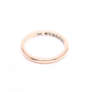 極美品 CHROME HEARTS クロムハーツ 22K BBBLGM WEDDING 22K バブルガム ウェディングリング 重量約1.96g サイズ5号 中古 4a007333
