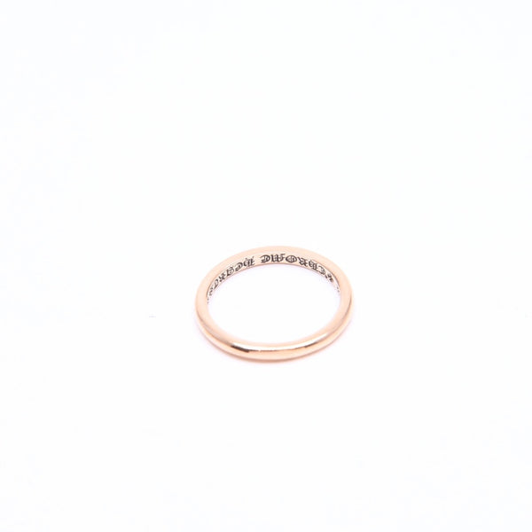 極美品 CHROME HEARTS クロムハーツ 22K BBBLGM WEDDING 22K バブルガム ウェディングリング 重量約1.96g サイズ5号 中古 4a007333