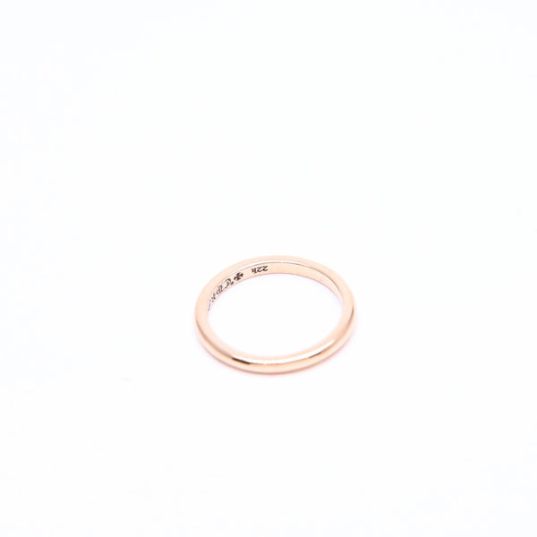 極美品 CHROME HEARTS クロムハーツ 22K BBBLGM WEDDING 22K バブルガム ウェディングリング 重量約1.96g サイズ5号 中古 4a007333