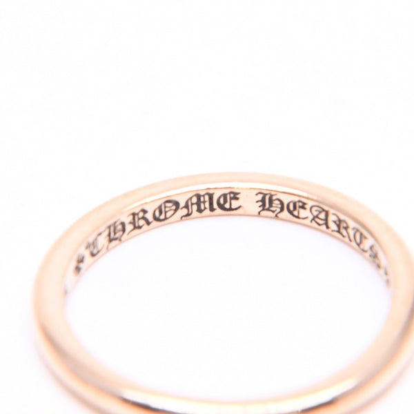 極美品 CHROME HEARTS クロムハーツ 22K BBBLGM WEDDING 22K バブルガム ウェディングリング 重量約1.96g サイズ5号 中古 4a007333