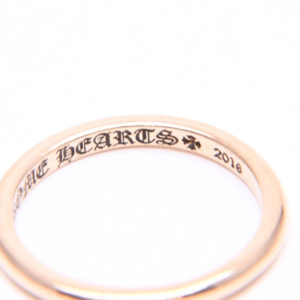 極美品 CHROME HEARTS クロムハーツ 22K BBBLGM WEDDING 22K バブルガム ウェディングリング 重量約1.96g サイズ5号 中古 4a007333