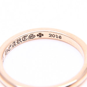 極美品 CHROME HEARTS クロムハーツ 22K BBBLGM WEDDING 22K バブルガム ウェディングリング 重量約1.96g サイズ5号 中古 4a007333