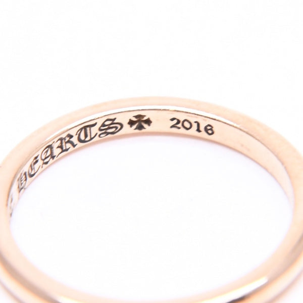 極美品 CHROME HEARTS クロムハーツ 22K BBBLGM WEDDING 22K バブルガム ウェディングリング 重量約1.96g サイズ5号 中古 4a007333