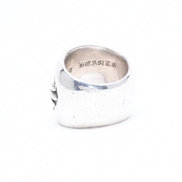 CHROME HEARTS クロムハーツ CLASSIC OVAL CROSS クラシック オーバルクロスリング 重量43.76g サイズ21号 シルバー925 美品 中古 4a007499