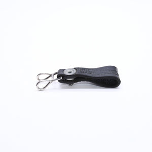 CHROME HEARTS クロムハーツ W BELT LOOP CROSS BUTTON Wベルトループ クロスボタン キーリング レザー 良品 中古 4a007532