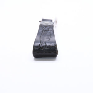 CHROME HEARTS クロムハーツ W BELT LOOP CROSS BUTTON Wベルトループ クロスボタン キーリング レザー 良品 中古 4a007532