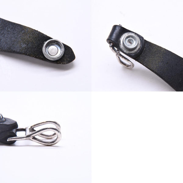 CHROME HEARTS クロムハーツ W BELT LOOP CROSS BUTTON Wベルトループ クロスボタン キーリング レザー 良品 中古 4a007532