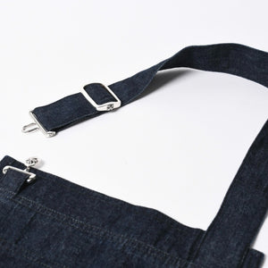 新品同様 CHROME HEARTS クロムハーツ CEMETERY CROSS APRON デニムエプロン セメタリークロスパッチ 8パッチ CHプラス 中古 4a007505