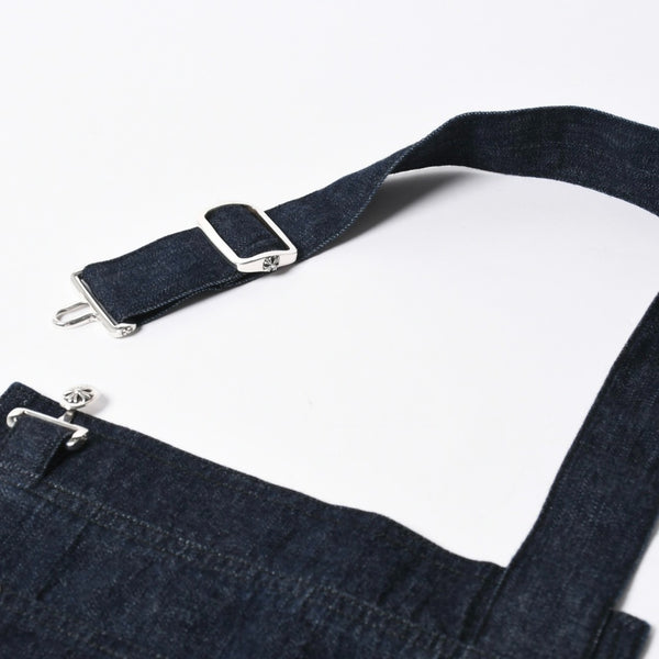 新品同様 CHROME HEARTS クロムハーツ CEMETERY CROSS APRON デニムエプロン セメタリークロスパッチ 8パッチ CHプラス 中古 4a007505