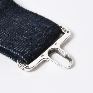 新品同様 CHROME HEARTS クロムハーツ CEMETERY CROSS APRON デニムエプロン セメタリークロスパッチ 8パッチ CHプラス 中古 4a007505