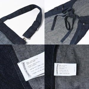 新品同様 CHROME HEARTS クロムハーツ CEMETERY CROSS APRON デニムエプロン セメタリークロスパッチ 8パッチ CHプラス 中古 4a007505