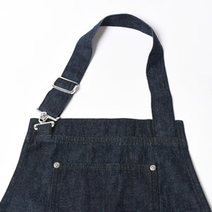 新品同様 CHROME HEARTS クロムハーツ CEMETERY CROSS APRON デニムエプロン セメタリークロスパッチ 8パッチ CHプラス 中古 4a007505