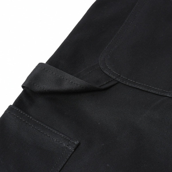 新品未使用 CHROME HEARTS クロムハーツ カーペンター ダブルニーパンツ サイズ33 クロスボールボタン ホースシュー ブラック 中古 4a007524