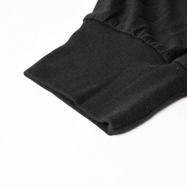 新品未使用 CHROME HEARTS クロムハーツ 長袖Tシャツ サイズM フローラルクロス ホースシュー ブラック 新型 中古 4a007493