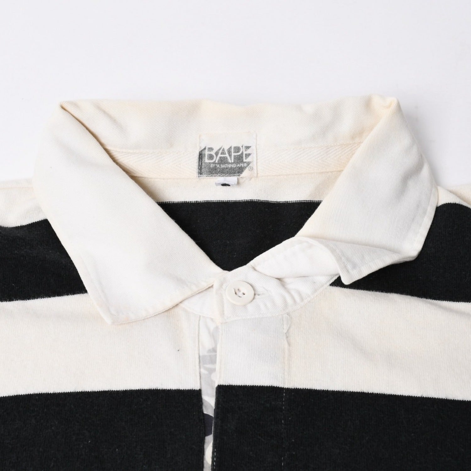 A BATHING APE アベイシングエイプ BAPE 長袖ポロシャツ ボーダー