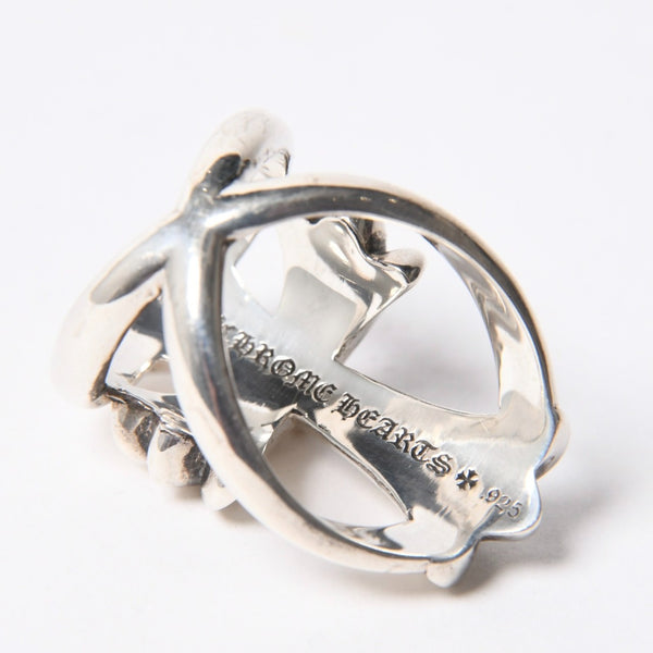 極美品 CHROME HEARTS クロムハーツ INFINITY CH CRS インフィニティ CHクロス リング 重量約26.91g サイズ19号 シルバー925 中古 4a007526