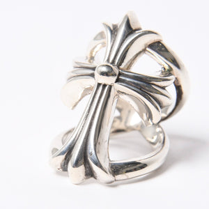 極美品 CHROME HEARTS クロムハーツ INFINITY CH CRS インフィニティ CHクロス リング 重量約26.91g サイズ19号 シルバー925 中古 4a007526