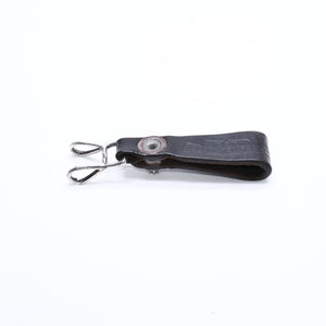 CHROME HEARTS クロムハーツ W BELT LOOP CROSS BUTTON Wベルトループ クロスボタン キーリング レザー 良品 中古 4a007529