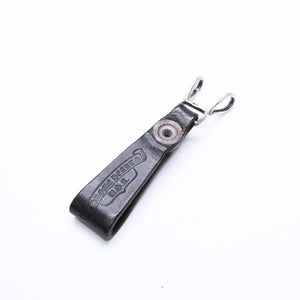 CHROME HEARTS クロムハーツ W BELT LOOP CROSS BUTTON Wベルトループ クロスボタン キーリング レザー 良品 中古 4a007529
